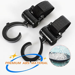 360 Rotatable Stroller Hook for Hanging Bags & Accessories