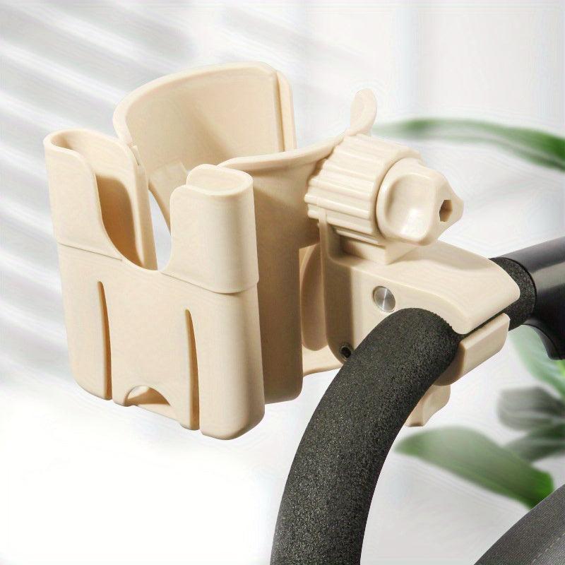 Universal Stroller Cup Holder With Phone Holder, Stroller Bottle Holder