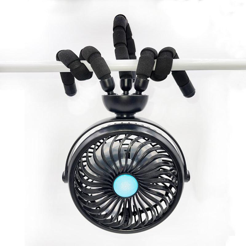 Octopus Fan Handheld Desktop Camping Fan USB Charging Tripod Fan