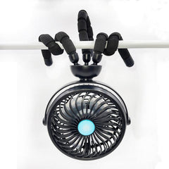 Octopus Fan Handheld Desktop Camping Fan USB Charging Tripod Fan