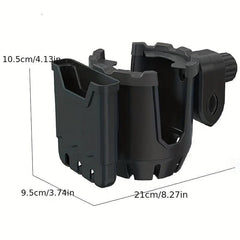 Universal Stroller Cup Holder & Phone Holder - 2-in-1 Design