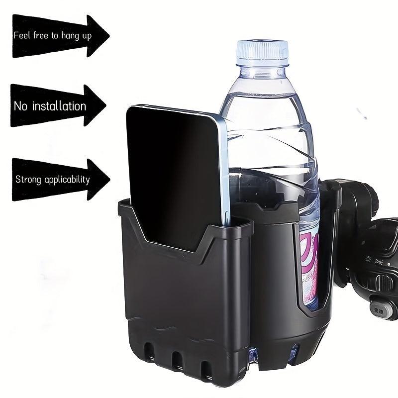 Universal Stroller Cup Holder & Phone Holder - 2-in-1 Design