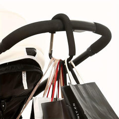 Stroller Hooks for Hanging Bags Mommy Stroller Clip Organizer Hook - 1/2 Pack