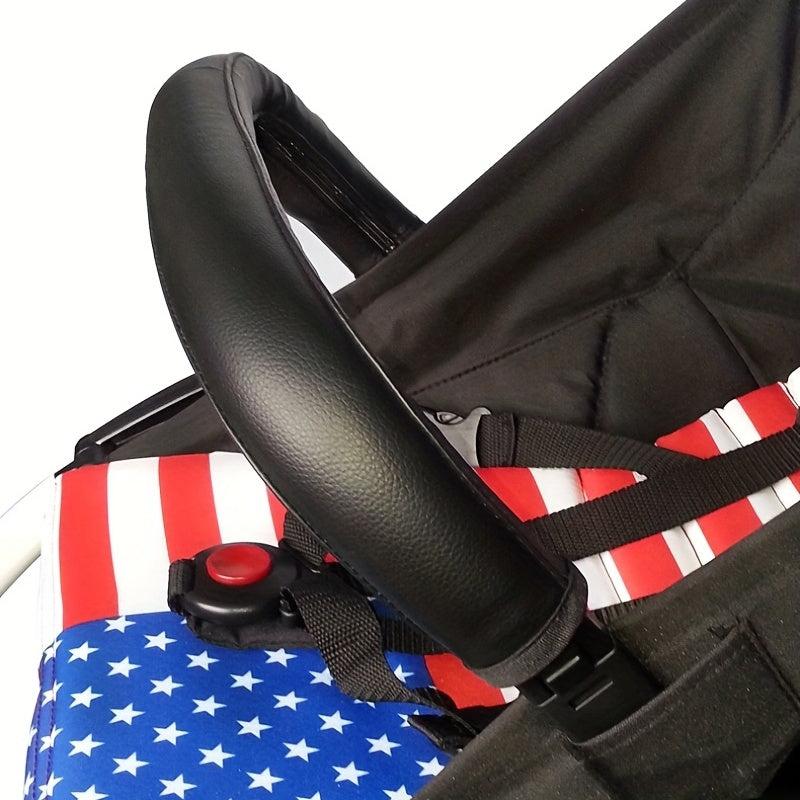 Stylish PU Leather Handle Covers for Baby Stroller