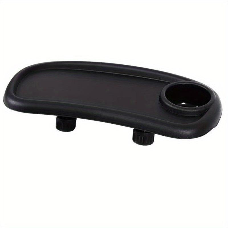 Universal Stroller Tray w/ Cup Holder & Snacks Holder, Non-Slip Grip Clip