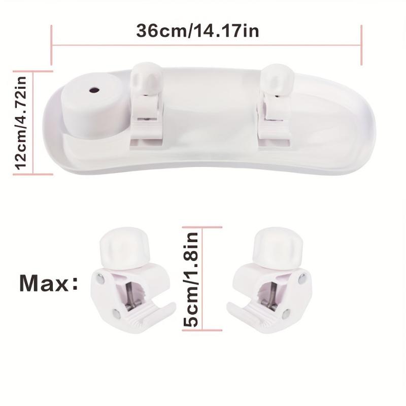 Universal Stroller Tray w/ Cup Holder & Snacks Holder, Non-Slip Grip Clip