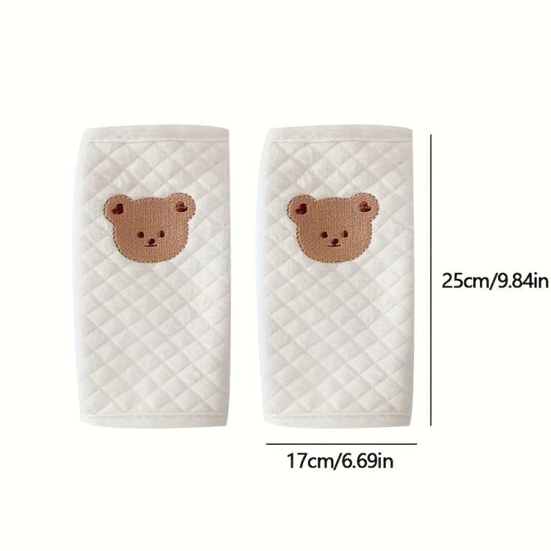 Bear Car Shoulder Strap Cover for Baby Safety Seat
