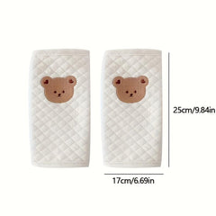 Bear Car Shoulder Strap Cover for Baby Safety Seat
