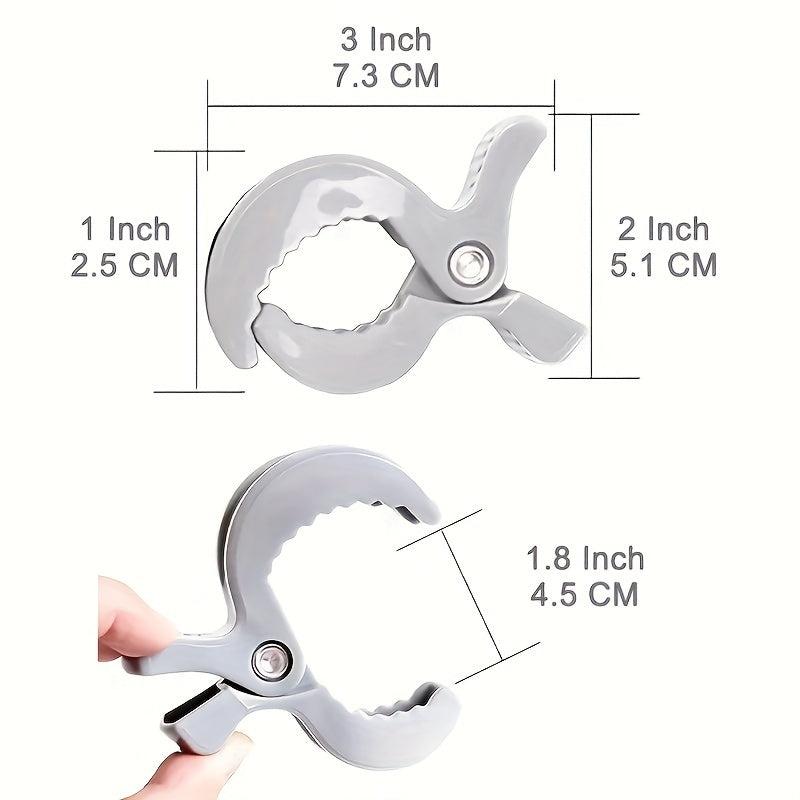 2pcs Pram Nail Clips for Muslin Blankets, Sun and Wind Protection