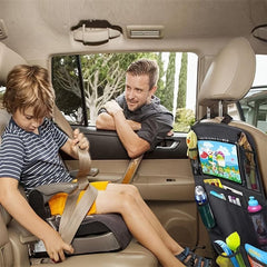 Car Back Seat Organizer Tablet Holder Storage Bag