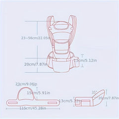 Ergonomic Carrier for Newborns 0-36 Months 3 in 1