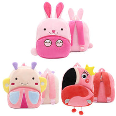 Plush Kid Backpack for Engineering Car Lovers