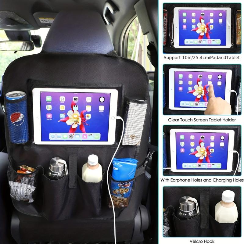 Car Back Seat Organizer for Kids and Purses, Large Capacity Storage Bag
