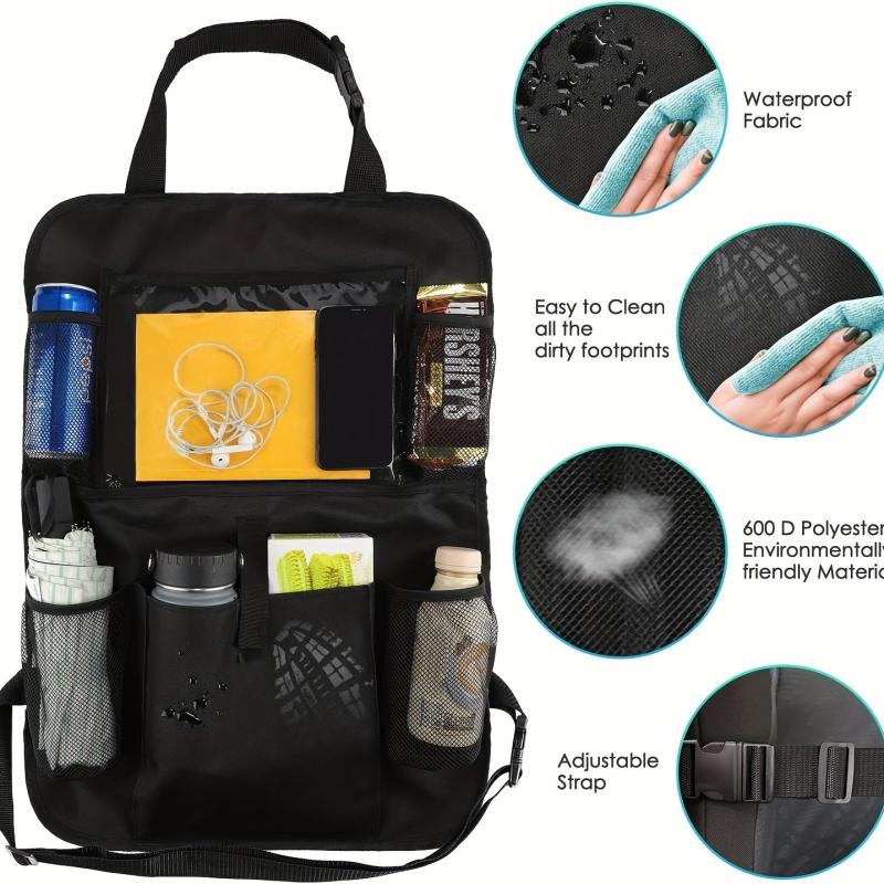 Car Back Seat Organizer for Kids and Purses, Large Capacity Storage Bag