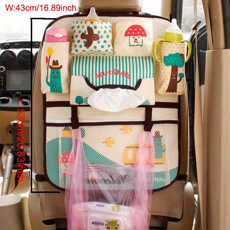Cartoon Car Seat Back Storage Bag - Maximize Rear Seat Storage