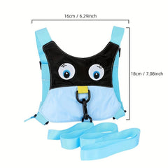 Child Safety Harness with Anti Loss Traction Belt