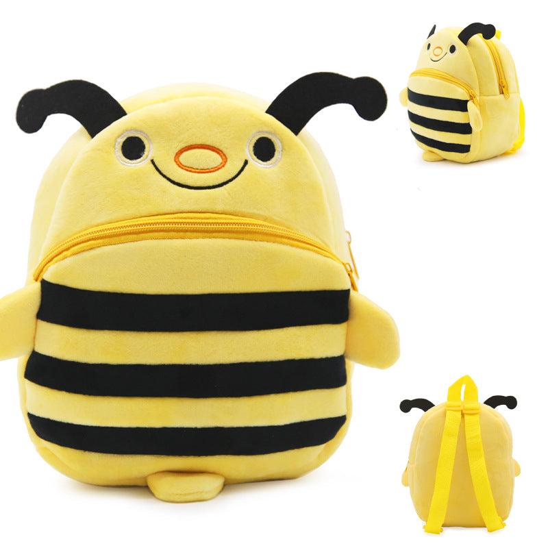 Plush Strawberry Schoolbag for Kids, Fruit Style Backpack