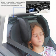 Car Seat Headrest Head And Neck Support Pillow Memory Foam