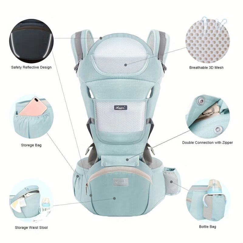 Polyester Cotton Baby Waist Stool - Breathable and Skin Friendly