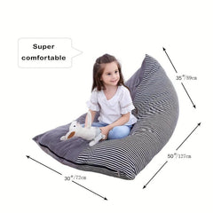 Stuffed Animal Storage Beanbag Chair For Kids