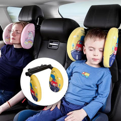 Car Rear Seat Sleeping Pillow - Neck Support Headrest for Self-driving Travel