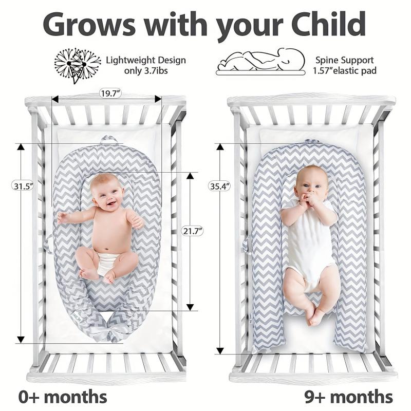 Newborn Baby Portable Anti-pressure Crib In Bed Comfortable Bionic Bed