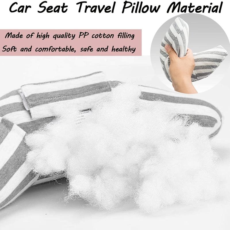 Kids' Car Seat Belt Neck Support Cushion Grey