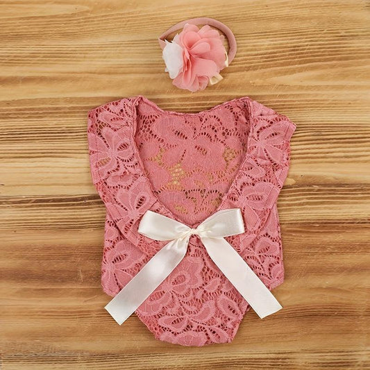 Baby Girl Lace Costume Photo Props Newborn Baby Clothes Photography Accessories