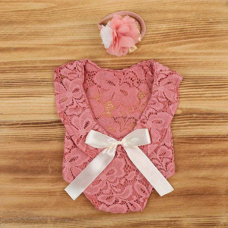 Baby Girl Lace Costume Photo Props Newborn Baby Clothes Photography Accessories