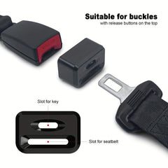2pcs Car Seatbelt Buckle Guard Child Seat Belt Lock