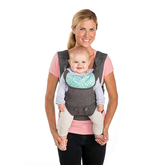 Light Grey 4 in 1 Convertible Carrier for Newborns & Babies up to 32 lbs