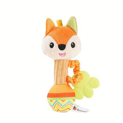 Baby Soft Plush Rattle Squeaker Sticks for Toddlers