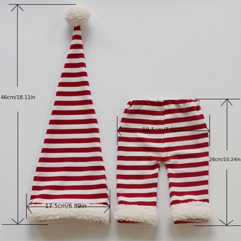 Newborn Christmas Costume Set - Baby Photography Props