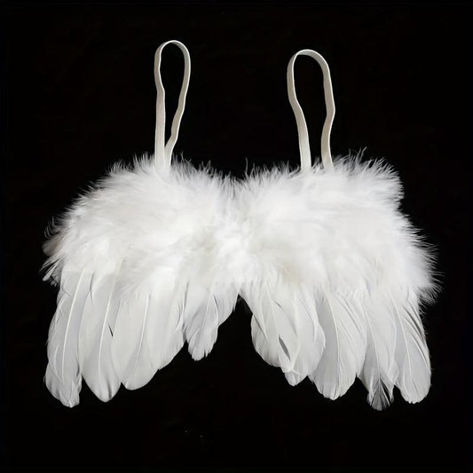Newborn Angel Feather Wings Photo Props Set