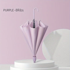 Large Windproof Umbrella with Auto Open and Leak-proof Cover