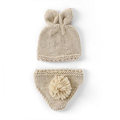 Cartoon Rabbit Cap & Shorts Set for Newborn Photo Props