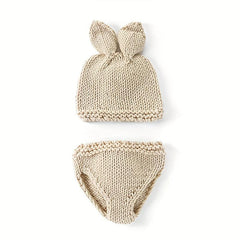 Newborn Photo Props Cartoon Rabbit Cap With Shorts Set
