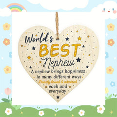 1pc 2pcs Family Plaque Nephew Birthday Christmas Gift Auntie Uncle Home