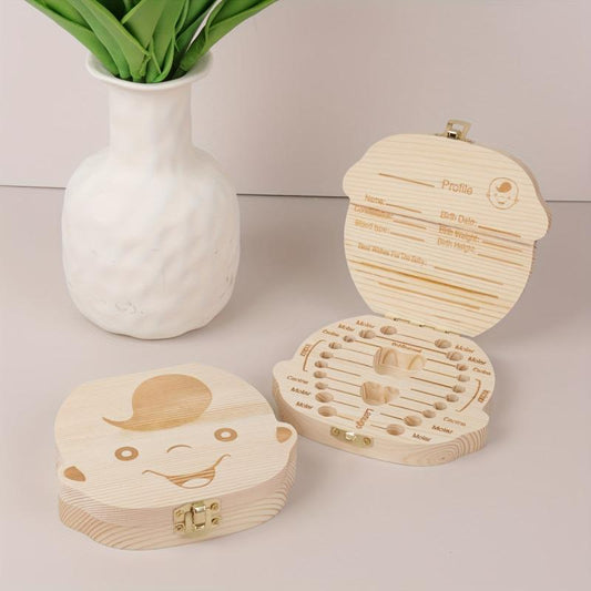 Adorable Milk Teeth & Hair Collector Box