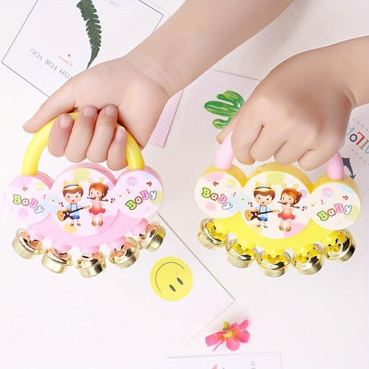 Delightful Baby Rattle Toy 0-1 Years Cartoon with Bell