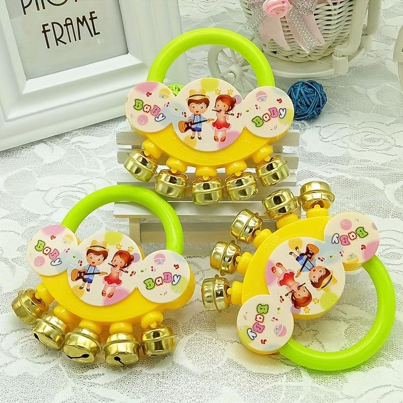 Delightful Baby Rattle Toy 0-1 Years Cartoon with Bell