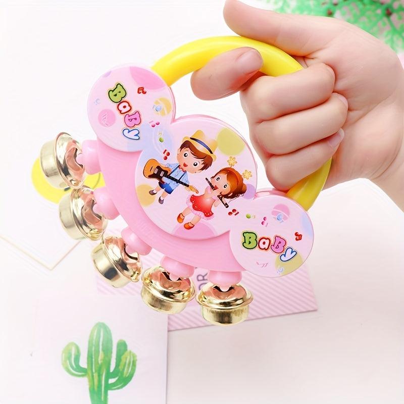 Delightful Baby Rattle Toy 0-1 Years Cartoon with Bell
