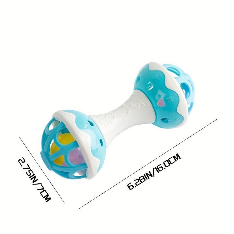 Baby Bell Rattle Educational Toy Teether Grip Bell Rattle Toy