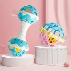 Baby Bell Rattle Educational Toy Teether Grip Bell Rattle Toy