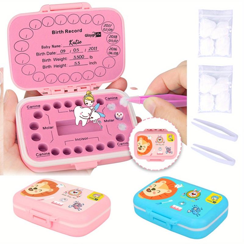 Kids Baby Teeth Keepsake Box Tooth Saver Holder