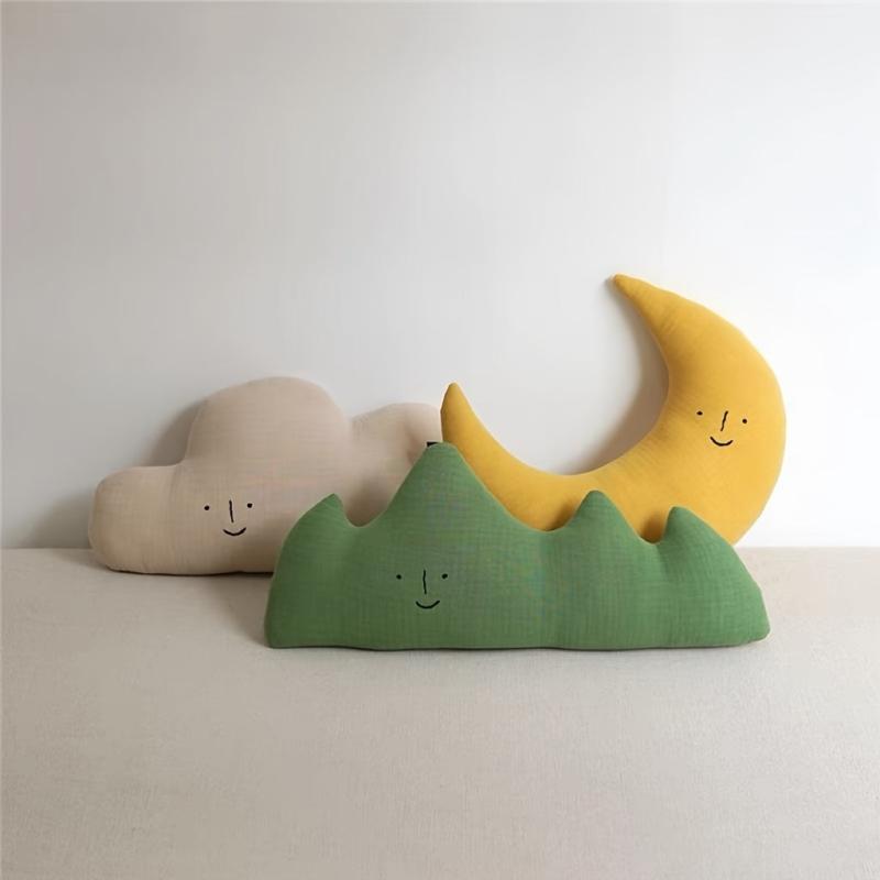 Adorable Moon Cloud Sleep Pillow for Babies
