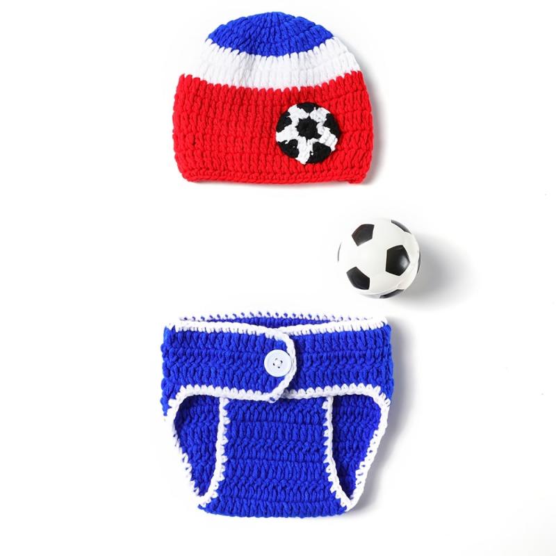 3pcs Baby Football Clothing Set for Newborn Photography