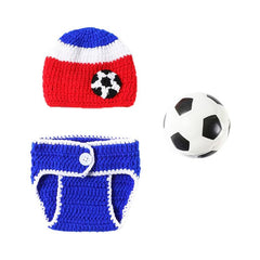 3pcs Baby Football Clothing Set for Newborn Photography