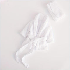 Newborn Photography Props Baby Bathrobes Bath Towel Hooded Robe