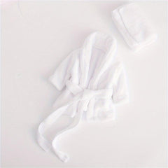 Newborn Photography Props Baby Bathrobes Bath Towel Hooded Robe